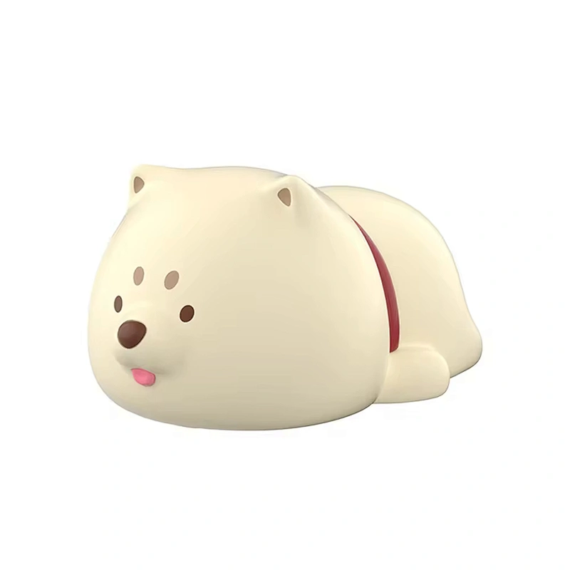Cute Kids Soft Silicone Gift Toy Animal Dog Pat Control Home Room Unique Decoration Desk Lights Children Night Light for Decor