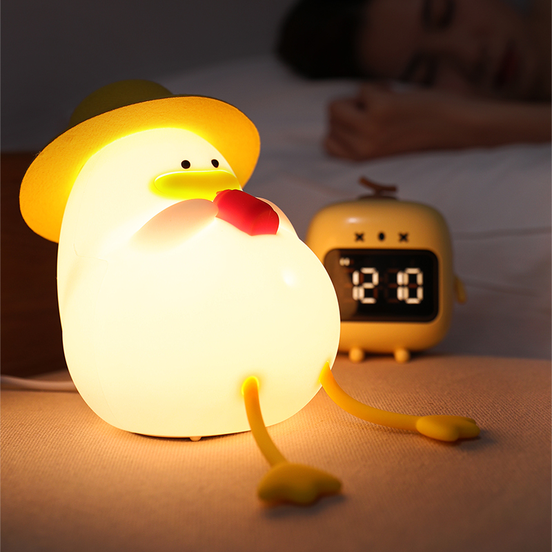 Special Gift Led Kids Silicone Duck Lamp USB Nightlight Livingroom Bedroom Decor Lamp Baby Night Light for Kids Room