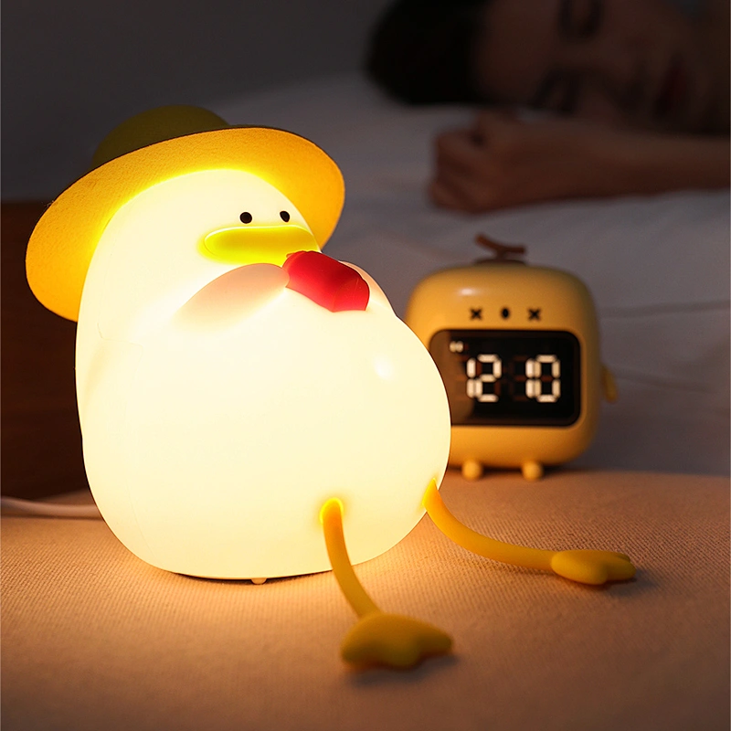Special Gift Led Kids Silicone Duck Lamp USB Nightlight Livingroom Bedroom Decor Lamp Baby Night Light for Kids Room