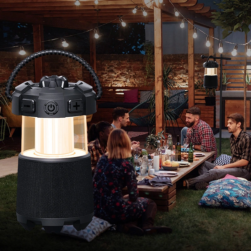 ICARER FAMILY Modern LED Night Light Lamp for Outdoor Camping USB Rechargeable ABS Nightstand Lamp