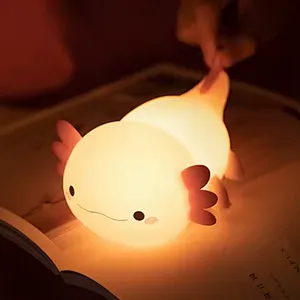 New Baby Face Hexagonal Dinosaur Night Light USB Rechargeable Timing Pat Bedside Lamp Cross-border New Products
