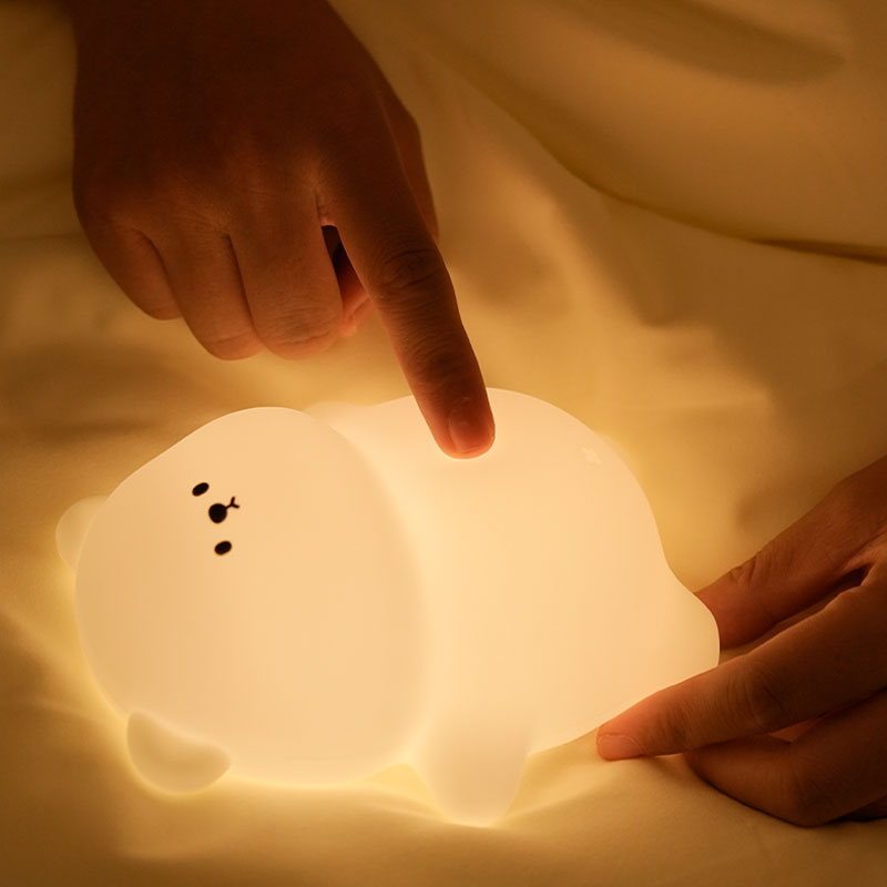 Factory Baby Silicone Night Light Sleep Night Light Baby Room Led Light Night Lamp Sleep Touch Sensor Led Lamp