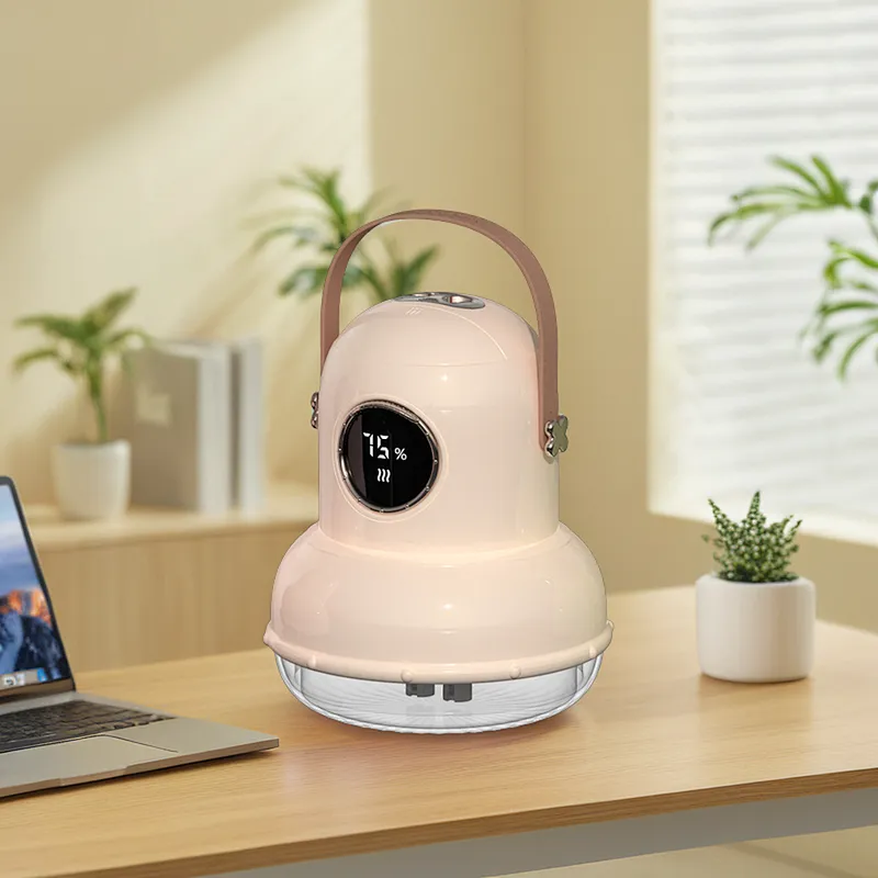 ICARER FAMILY Mini Cool Mist Humidifier Outdoor Smart Humidifier Air Purifier Digital Display Screen Rechargeable Humidifiers