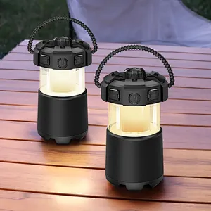 ICARER FAMILY Musical Night Lamp for Children Camping Speaker Lamp Light Night Club Table Lamp