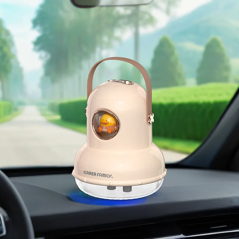ICARER FAMILY Cute Cartoon Humidifier Desktop Smart Humidifier for Car Hotel Outdoor Use Household Rechargeable Humidifiers