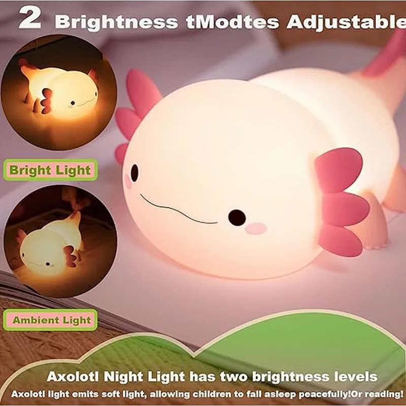 Cute Gift Anime Sensor Touch USB Rechargeable Battery Kids Led Mini Smart Night Light for Baby Toy Bedroom Light Lamp