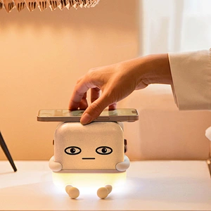 ICARER FAMILY Children's Night Light Beige Color Small Size Cute Night Light