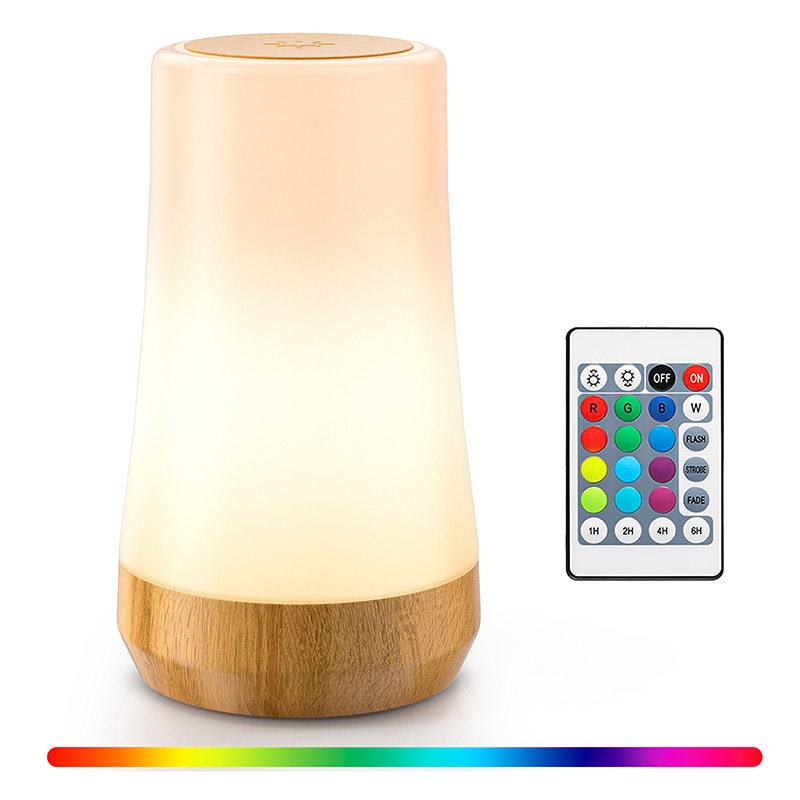 ICARER FAMILY Mini Modern Rechargeable LED Mood Light Silicone Lamp for Bedroom Application