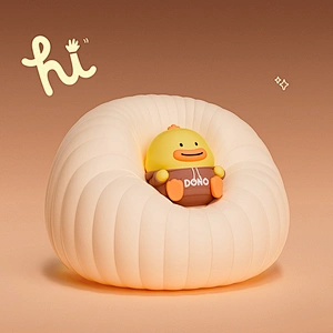 ICARER FAMILY Sofa Shaped Silicone Night Light for Kids Bedroom Use Night Lamp