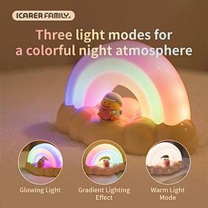 ICARER FAMILY New Year Gift USB Table Lamp Smart Touch Sensor Decoration Lights Bedroom Led Children Night Light