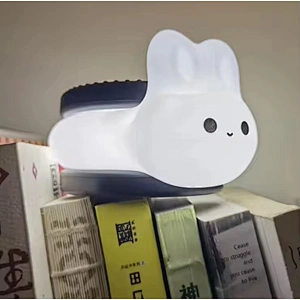 Adorable Rabbit Night Light Tap Control Silicone Lamp for Bedroom and Gift Children Night Light