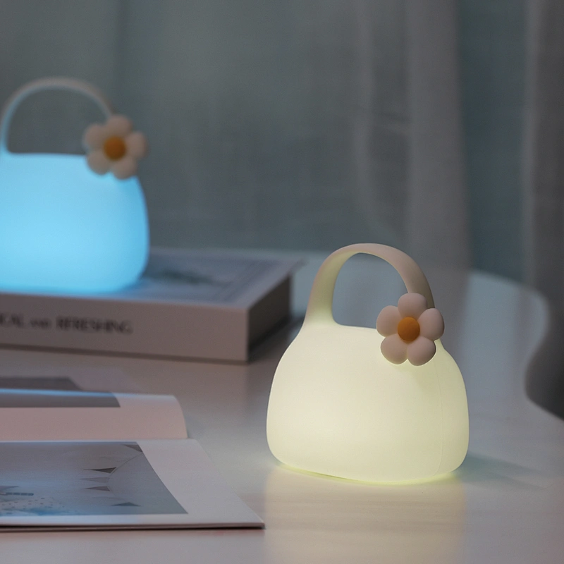 Children Cute Silicone Night Light for Kids Room Decor Tap Sensor Cartoon LED Light up Silicone Night Light