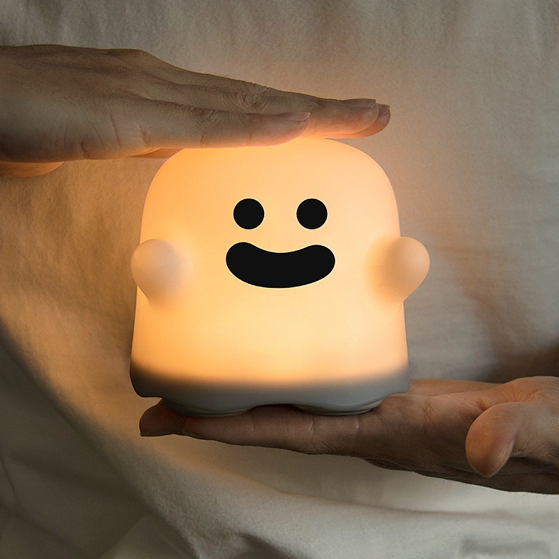 Halloween Ghost Home Decoration Table Lamps Mini Rechargeable Kids Children Room Light Small Led Night Lighting