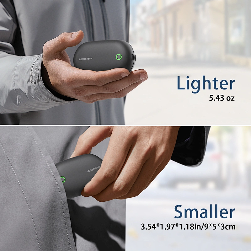 ICARER FAMILY Rechargeable 5000mAh Heat Packs Cute USB Reusable Portable Hot Magnetic Hand Warmers Power Banks