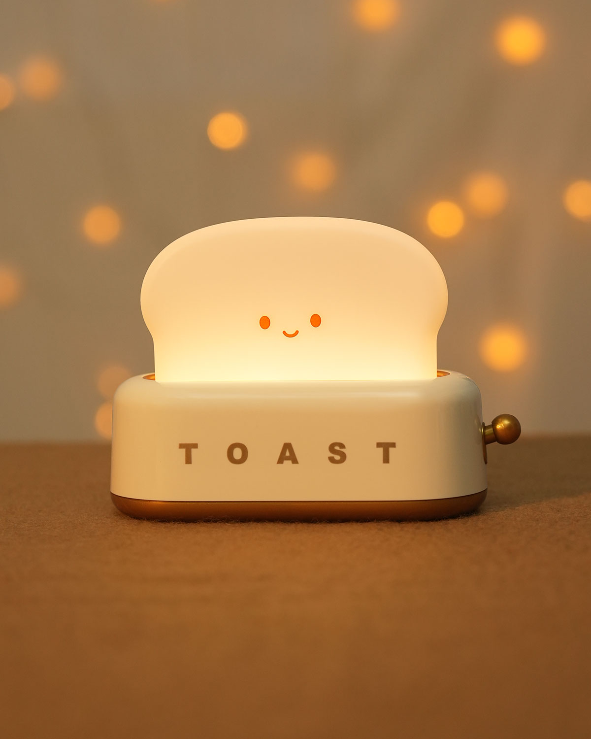 ICARER Popular Mini Toast Light Modern Rechargeable LED Lamp USB Power Supply Colorful Silicone Switch Touch Home Bedroom Use