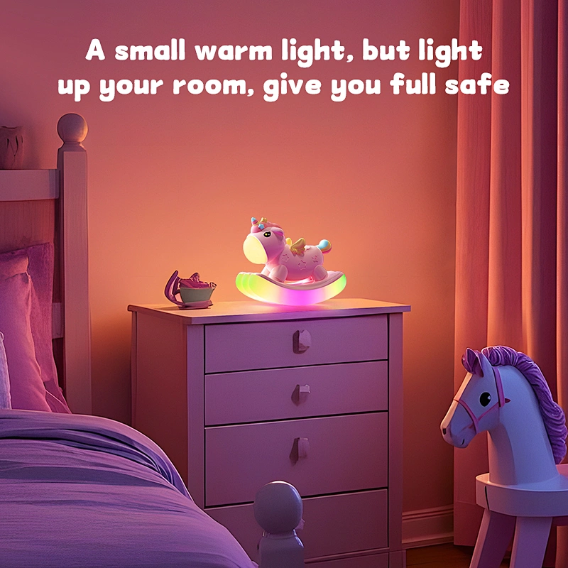 ICARER FAMILY Cute Lamp Custom LED Night Lamp for Sleep Mini Rechargeable Battery-Powered Lamp for Baby Room Bedroom Pat Light