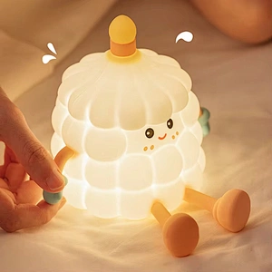 Birthday Cake Shape 3D Led Light Lamp Phone Holder Led Battery Powerd Table Unique Room Decor Cute Night Light for Kids Room