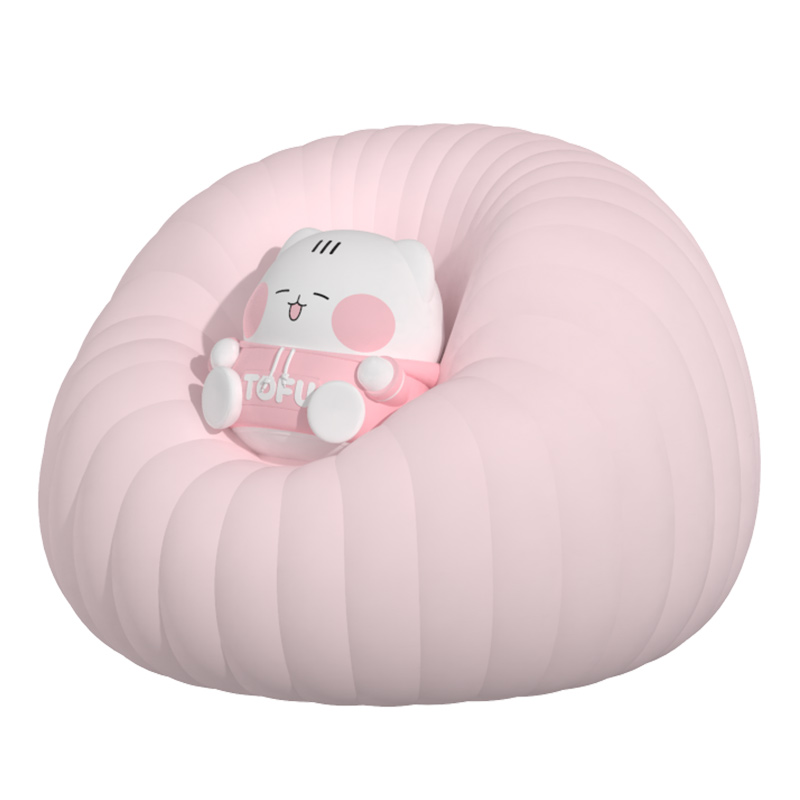 ICARER FAMILY Touch Night Lamp Kids Night Light With Cute Cartoon Doll Design Silicone Pat Night Lamp for Bedroom Use