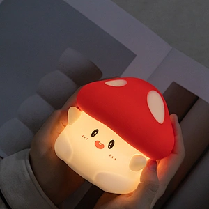 ICARER Factory Ambient Light Silicone Night Light Crystal Ball Light Room for Children's Gifts