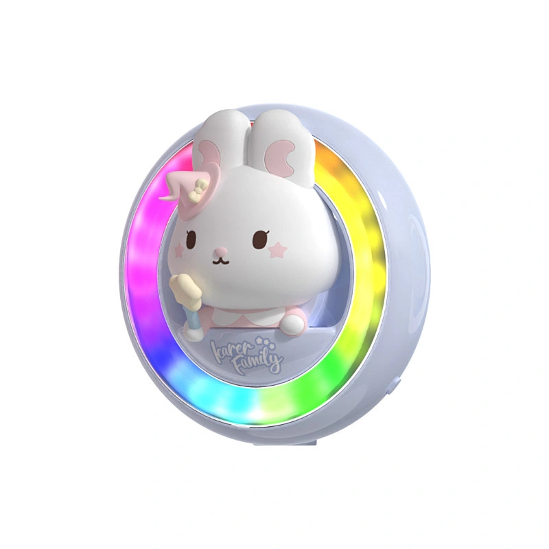 ICARER FAMILY Rechargeable Night Light with Multicolor Car Decoration Lamps and Car Aroma Music Rhythm Light Smart Night Light