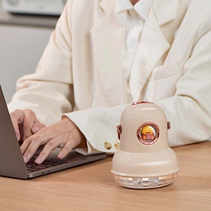ICARER FAMILY Mini Cute Humidifier Ultrasonic Cool Mist Air Humidifier with Aromatherapy Function for Home Hotel Outdoor Use