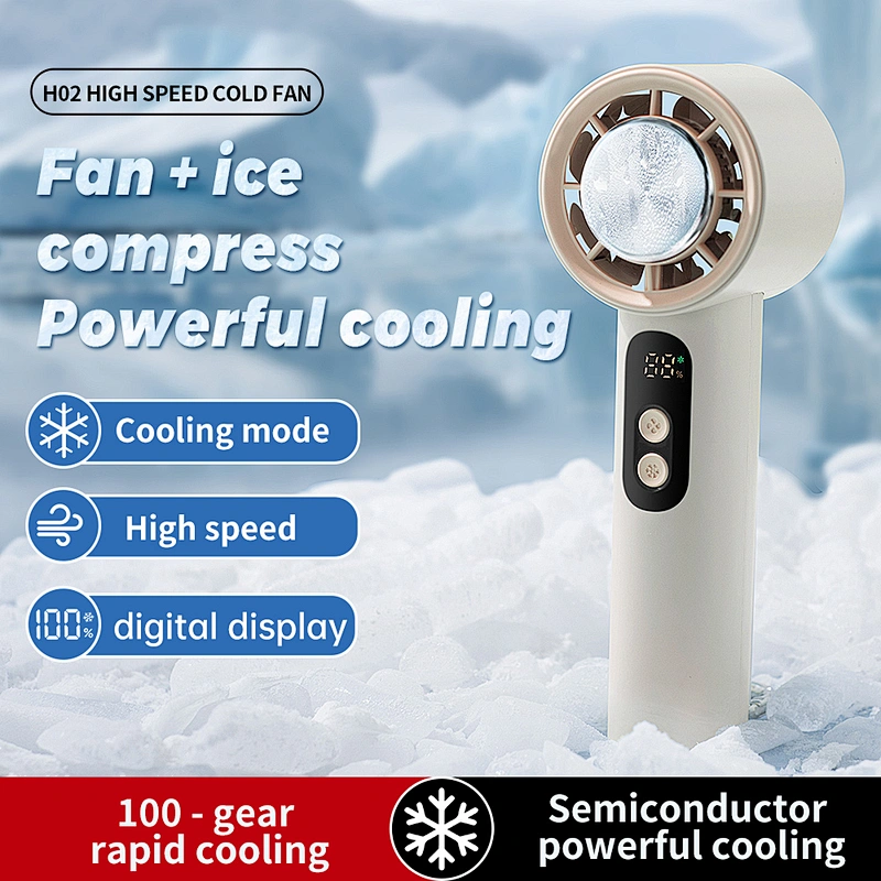 2025 Newest Handy USB Mini Fan High Speed Rechargeable Portable Cooling Desk Silent Small Pocket Handheld Fan