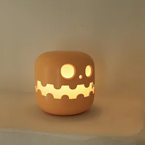 ICARER FAMILY Halloween Pumpkin Lantern Telescopic Portable Compact Decorative Lighting Safety Trick-or-Treating Gifts Kids