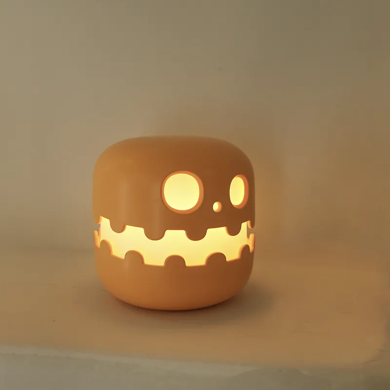 ICARER FAMILY Halloween Pumpkin Lantern Telescopic Portable Compact Decorative Lighting Safety Trick-or-Treating Gifts Kids