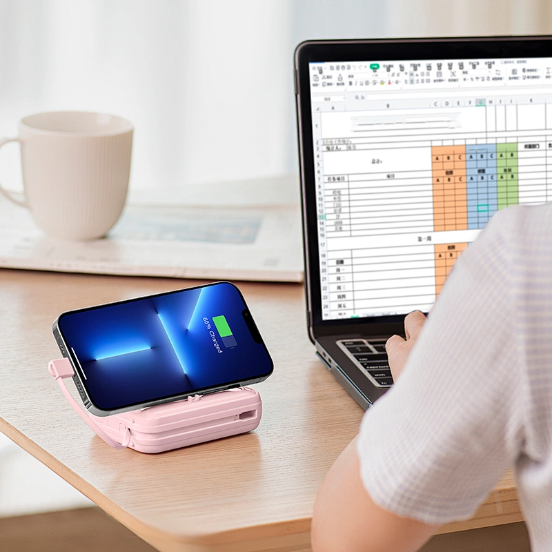 ICARER Mini Power Bank 10000mAh for Families Large Capacity Portable Fast Upgrade with Type-C Input Interface and Custom Logo