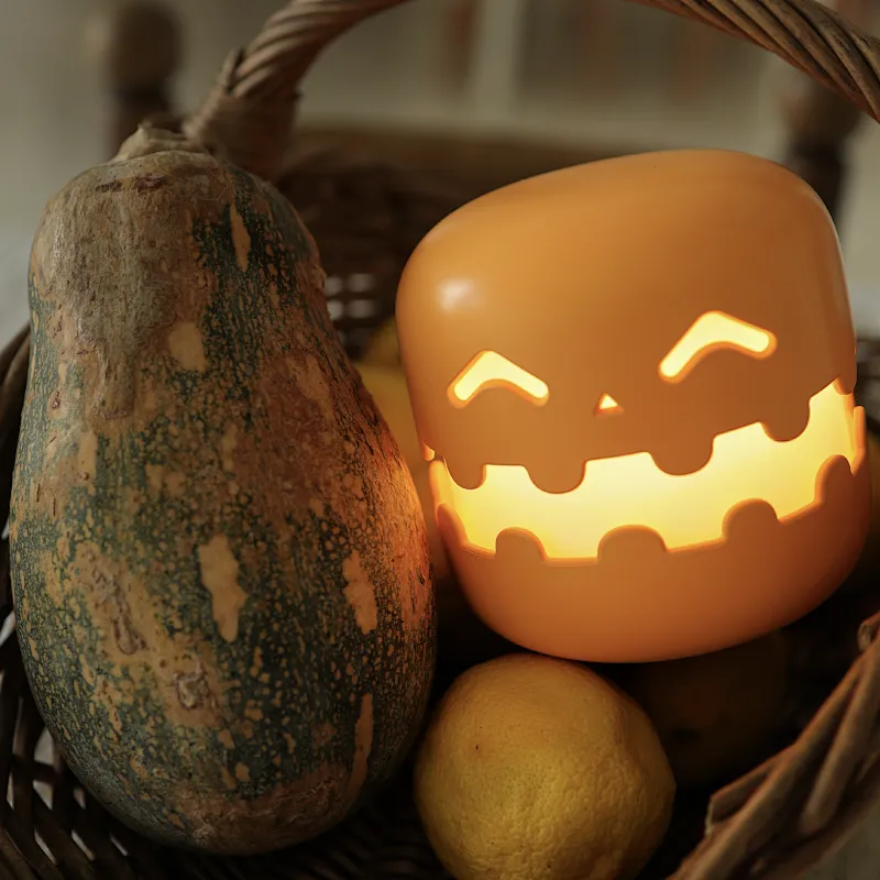ICARER FAMILY Halloween Pumpkin Lantern Decorative Lighting for Festive Decors