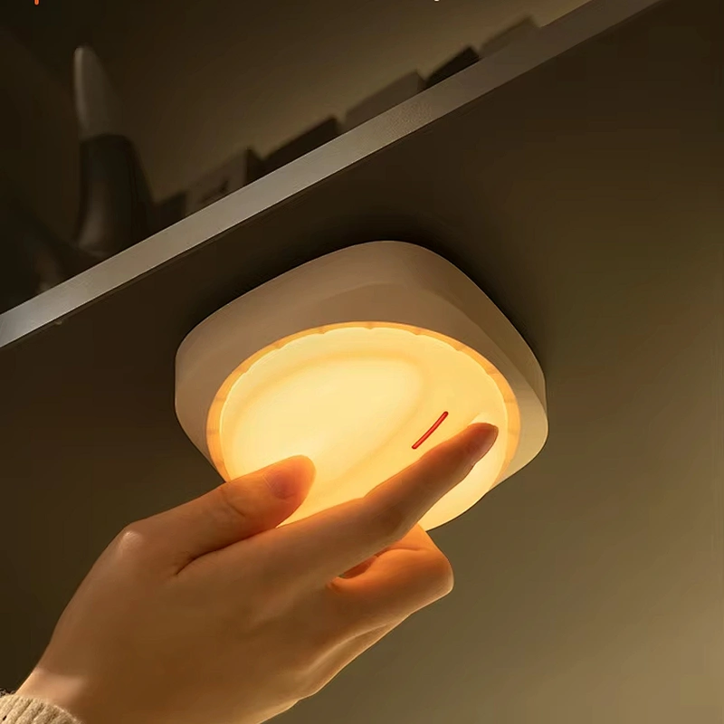 Rechargeable Mini LED Nightlight Portable USB Wall-Mounted Lamp Modern Night Light Cute Decor Home Livingroom Lamp