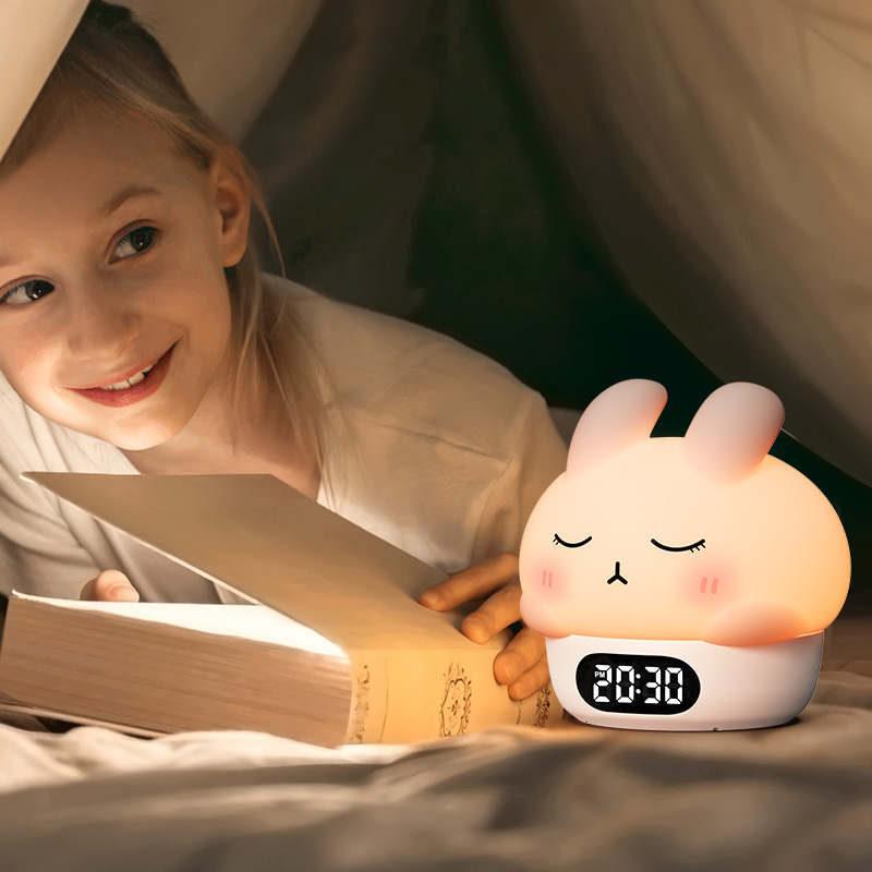 Led Night Light Child Silicone Light Usb Rechargeable Touch Sensor Lamp for Kids Bedroom Bedside Touch Animal Sheep Lamp