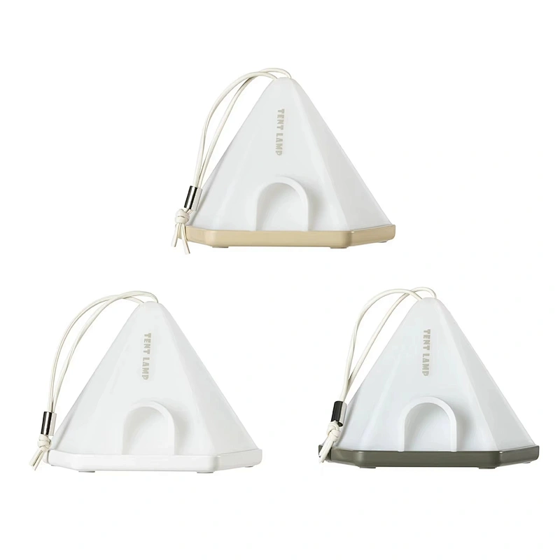 Tent Design LED Night Light  Soft Glow USB Rechargeable Lamp for Bedroom