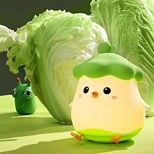 Cute Chicken Silicone Night Light for Baby Kids Use Table Lamp Bedside Bedroom Nursing Kids Night Light for Children