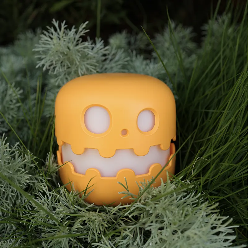 ICARER FAMILY Smart Night Light for Outside Use Halloween Pumpkin Lantern Night Light for Kids