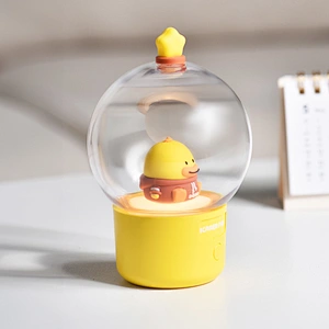 ICARER FAMILY Mini Battery Rechargeable Night Light With Sensor Design Cute Night Light for Home Decor