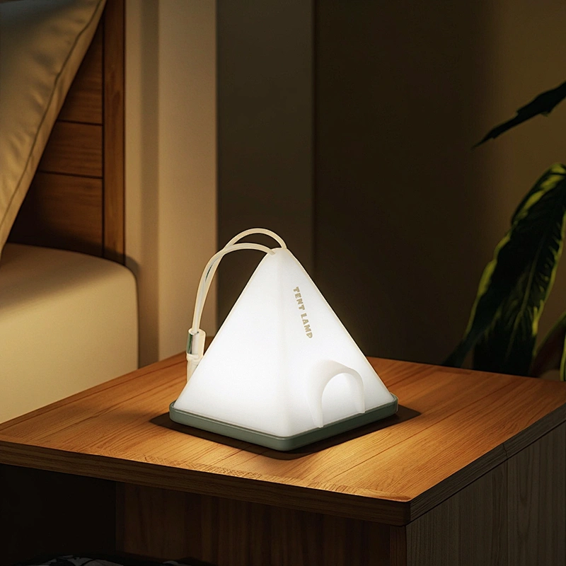 Tent-Shaped LED Night Light for Camping and Home