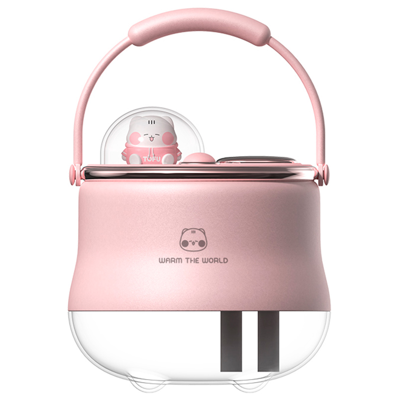 ICARER FAMILY Mini Air Humidifier 400ml Cool Mist with 10-Hour Working Time for Hotel Outdoor Use Recharge Humidifier