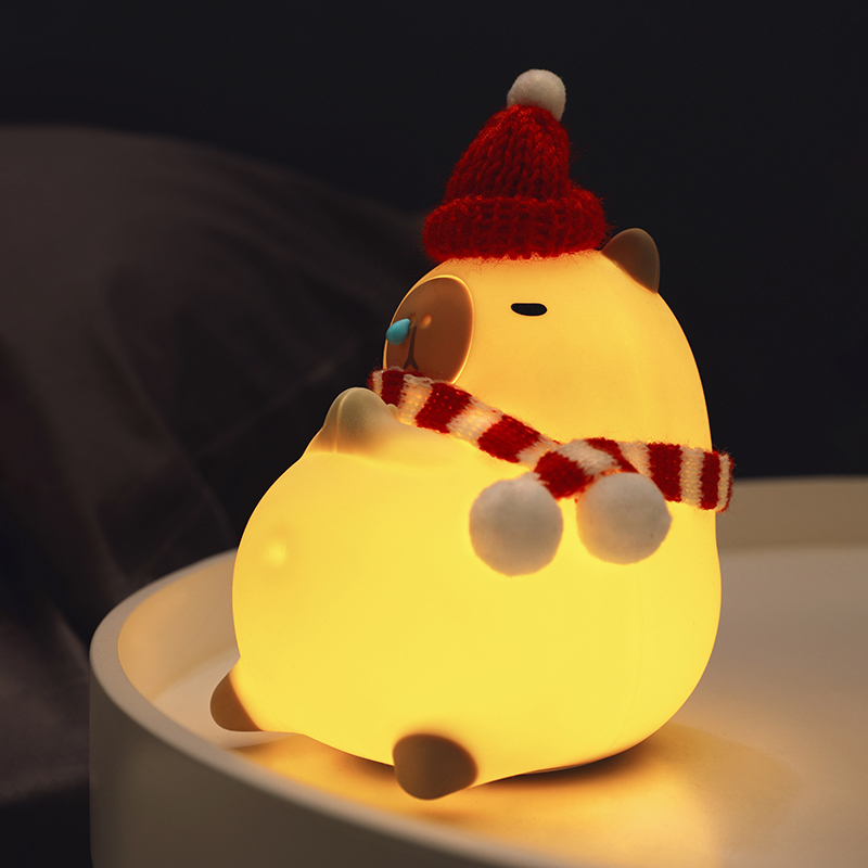 Cute Bear Baby Toy USB Night Lamp Touch Pat Led Wireless Light Night Bedside Lamp for Kids Bedroom