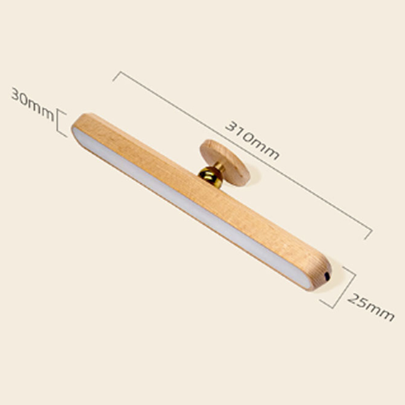 ICARER FAMILY Custom Night Light With Mirror Light Wood 1000mAh Battery Capacity