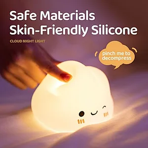 Cloud Room Led Light Smart Table Lamps USB Rechargeable Battery Kids Bedroom Night Light for Baby Children