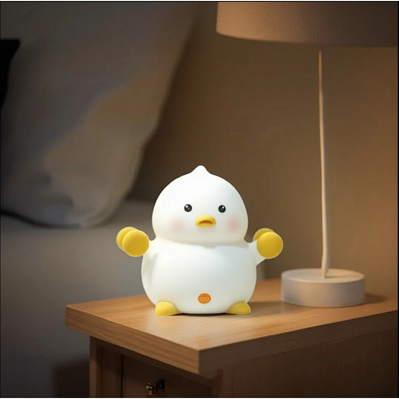 Cute Duck LED Night Light with Gentle Light for Kids Bedroom and Sweet Dreams Children Night Light