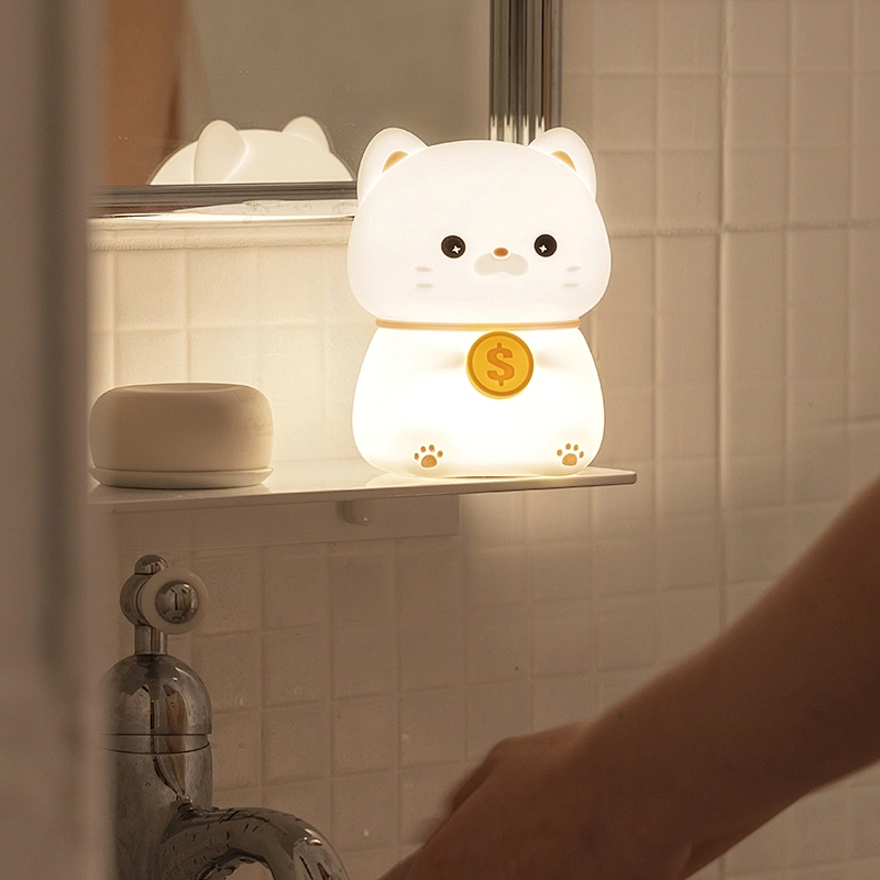 Cute Rich Cat Pat Lights Rechargeable Night Lights Are Popular Night Lights in the Market Factory Direct Sales Quality Assurance