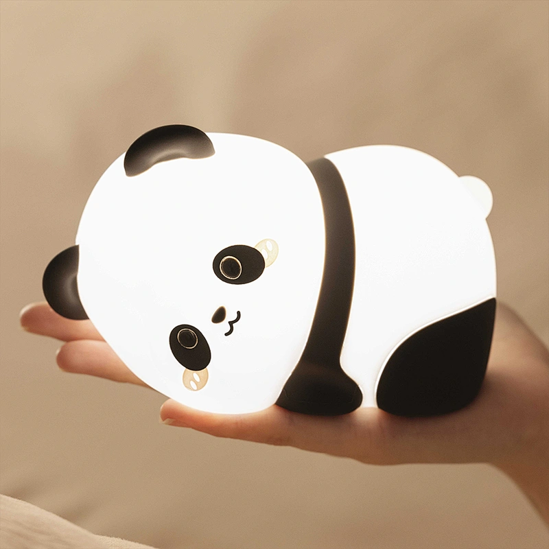 Cute Christmas Gift Lying Panda Night Lamp Light Lamp Decor Bedroom Living Room Bedside Bar Table Lamp Light