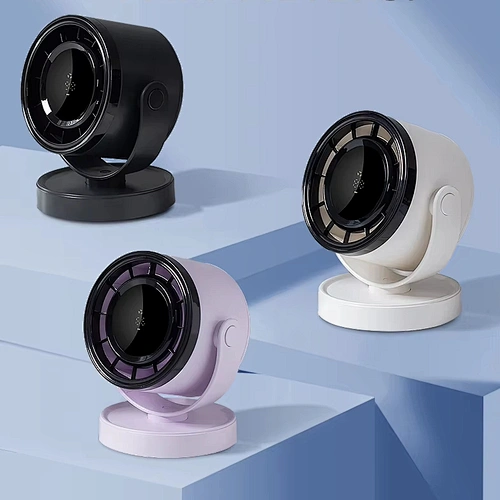 2024 Mini Cooling USB Rechargeable Desk Wall Fan Dual Purpose Plastic Box Handheld Fans Table Fan for Home Use