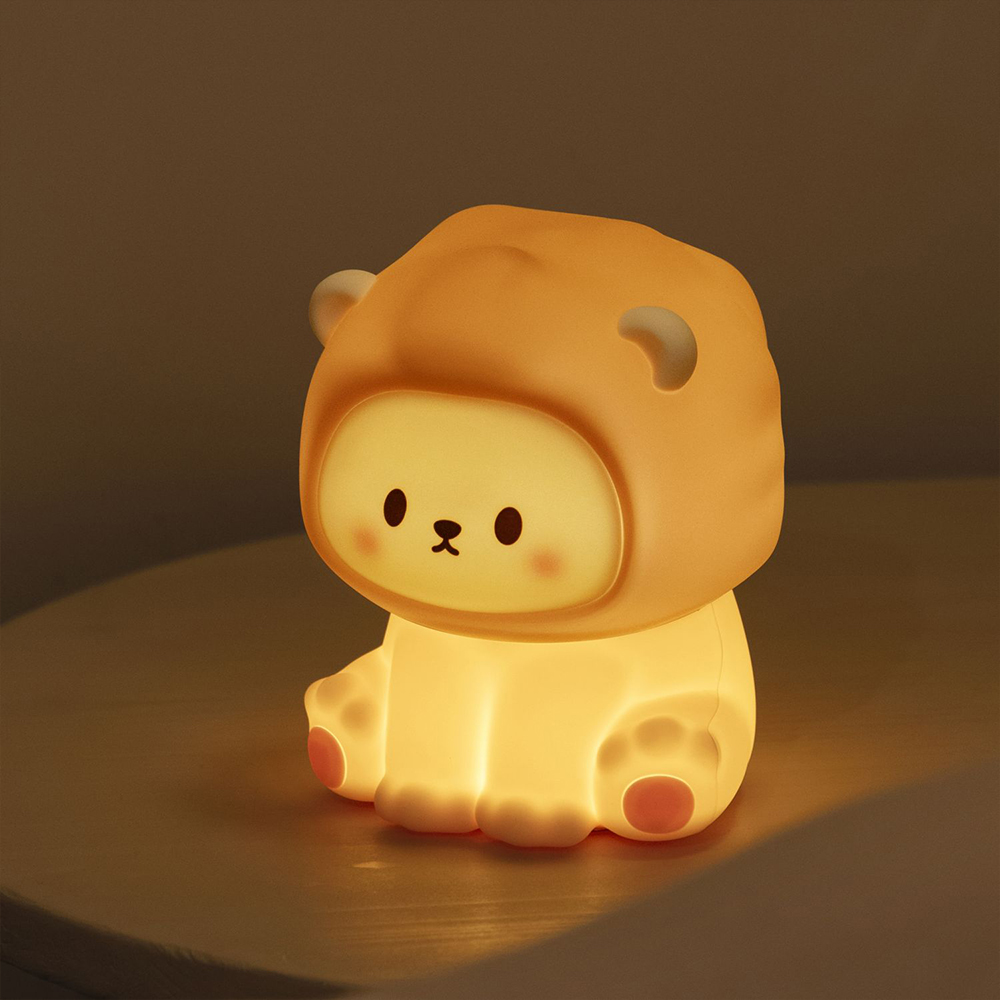 Cartoon Cute Creative Lion Children Living Room Lighting Rechargeable Sleep Table Lamp Mini Led Night Light for Kids
