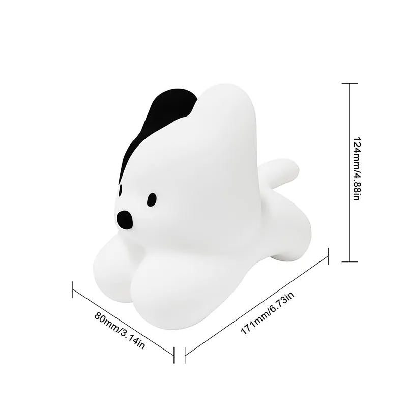 2025 Creative Cute Flying Cat Night Light Soft Touch Silicone with Warm White Light Small Cat Bedroom Lamp for Girls