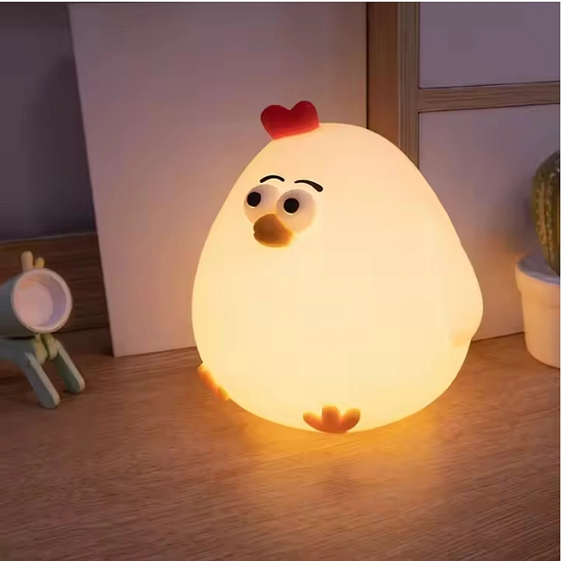 Soft LED Chick Night Lamp with Tap Control for Kids Children Night Light