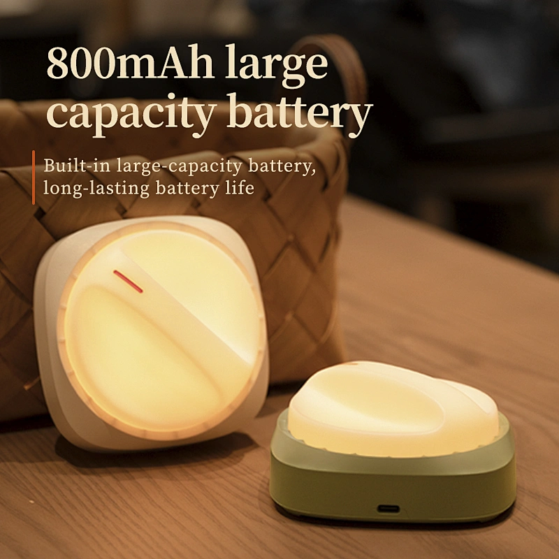 Wall Amount Cordless Portable USB Led Rechargeable Smart Night Light for Wardrobe Modern Small Home Led
