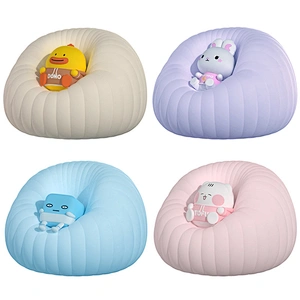 ICARER FAMILY Cute Duck Silicon Night Lamp Rechargeable USB Led Silicone Night Light for Children Kids